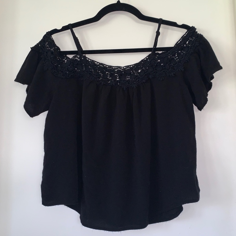 Off the Shoulder Lace Top